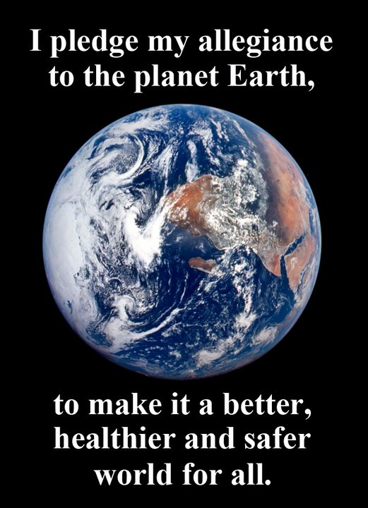 The Global Pledge poster